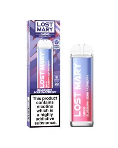 LOST MARY QM600 Disposable Vape - Blueberry Sour Raspberry