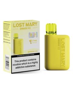 Lost Mary DM600 X2 Disposable Vape-Banana Ice