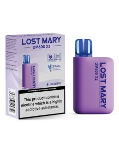 Lost Mary DM600 X2 Disposable Vape-Blueberry