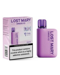Lost Mary DM600 X2 Disposable Vape-Grape