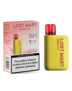 Lost Mary DM600 X2 Disposable Vape-Lemon Lime