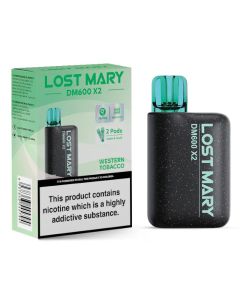 Lost Mary DM600 X2 Disposable Vape-Western Tobacco