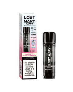 Lost Mary Tappo Prefilled Pods - 20mg - 2PK-Blueberry Sour Raspberry