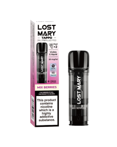 Lost Mary Tappo Prefilled Pods - 20mg - 2PK-Mix Berries