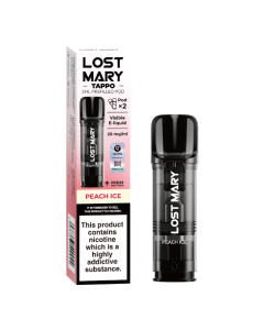 Lost Mary Tappo Prefilled Pods - 20mg - 2PK-Peach Ice