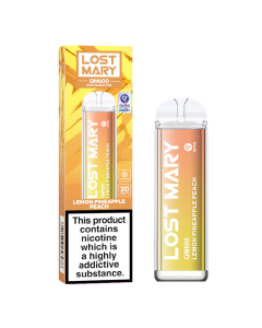 LOST MARY QM600 Disposable Vape - Lemon Pineapple Peach