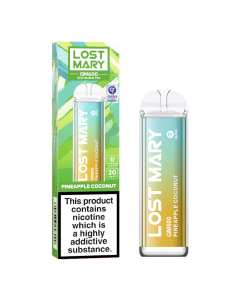 LOST MARY QM600 Disposable Vape - Pineapple Coconut