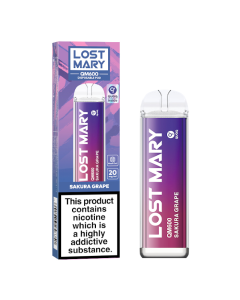 LOST MARY QM600 Disposable Vape - Sakura Grape